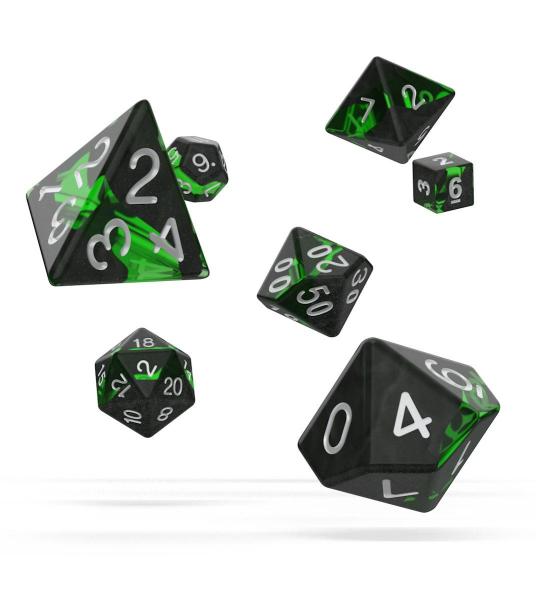 Oakie Doakie Dice Würfel RPG-Set Enclave - Emerald 7 Stück